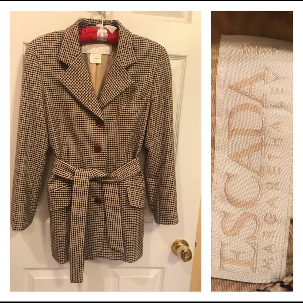 Vintage Escada wool Jacket
